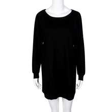 Women Casual Sweatershirt Hoodie Dress Sexy Long Sleeve Loose Pullover Dress vestidos femininos IMY66