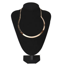 Women Chain Statement Necklace Gold IMY66
