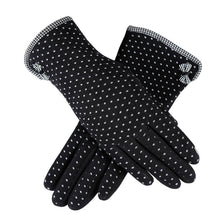 Women Dot Print Gloves Warm Phone Touch Screen Outdoor Sport Warm Wrist Gloves Mittens Cashmere IMY66