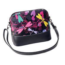 Women Dragonfly Printing Shoulder Crossbody Bag PU Leather Purse Satchel Messenger Shell Bag Bolsas Femininas IMY66