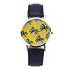 Women Dress Watches Pineapple Pattern Faux Leather Band Analog Quartz Wrist Watch reloj mujer IMY66