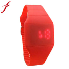 Women Girl Children The Jelly Ultra-Thin LED Soft Silicone s Digital Watch relogio feminino IMY66