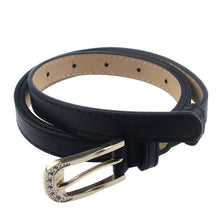 Women Lady Accessories Thin Faux Leather Narrow Skinny Wide Waist Belt Waistband Buckle IMY66