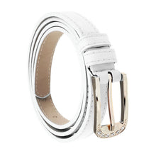 Women Lady Accessories Thin Faux Leather Narrow Skinny Wide Waist Belt Waistband Buckle IMY66