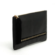 Women Leather Clutch Purse Evening Party Satchel Handbag Black IMY66