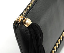 Women Leather Clutch Purse Evening Party Satchel Handbag Black IMY66