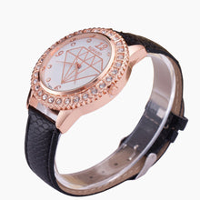 Women Luxury Rhinestone Case Diamond Analog Leather Quartz Wrist Watch Watches relojes mujer IMY66
