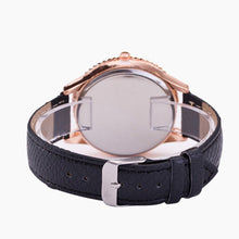 Women Luxury Rhinestone Case Diamond Analog Leather Quartz Wrist Watch Watches relojes mujer IMY66