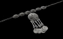 collares Vintage Bohemian Gypsy Festival Silver Coin Collar Statement Necklace IMY66
