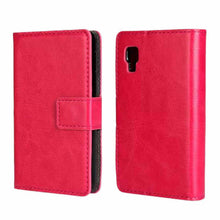 Fashione Magnetic PU Leather slot wallet Cover Case For LG Optimus L4 II E440 IMY66