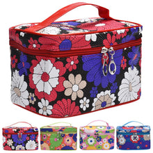 Fashiong Square Sunflower Cosmetic Makeup Storage Case Bag Clutch With Mirror IMY66