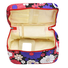 Fashiong Square Sunflower Cosmetic Makeup Storage Case Bag Clutch With Mirror IMY66