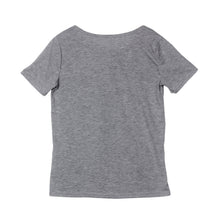 Female Vogue Casual Women's Tees High Street Korean Style Grey Short Sleeve Letter Print T-Shirt IMY66