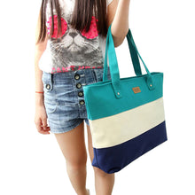 Female bags Brands Casual Strip Totes Shoulder Bags Bolsas Feminina Canvas Bag Ladies Bags Bolsos IMY66
