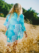 Floral Printed Lace Tassel Kimono Cardigan Women Blouse Shirt Tops Batwing Sleeve Blusas Femininas IMY66