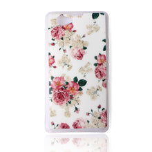 Flowers Soft Soft Gel TPU Silicone Case Cover For Sony Xperia Z1 Mini IMY66