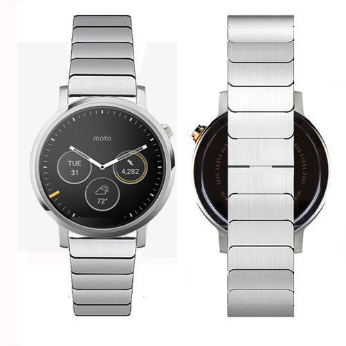 Link Bracelet Stainless Steel Band Strap Watchband For Moto 360 2nd 46mm IMY66
