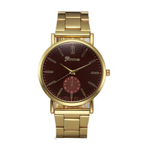 Full Stainless Steel Watch Women Luxury Dress Watches Geneva Analog Quartz Wrist Watch relogio feminino IMY66