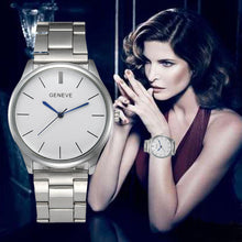 Full Stainless Steel Watch Women Luxury Dress Watches Geneva Analog Quartz Wrist Watch relogio feminino IMY66