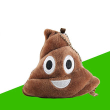 Funny Creative Soft Emoji Emoticon Poo Pillow Plush Zipper Coin Purse For Women Girls Bag IMY66
