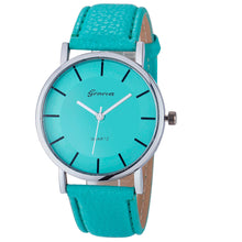 Geneva Simple Style Watches Women Ladies PU Leather Band Quartz Wrist Watch Relogios Femininos relojes mujer IMY66