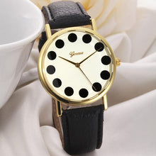 Geneva Watch Women Ladies Casual Lide PU Leather Band Golden Analog Quartz Watches Wrist Watch relojes mujer IMY66
