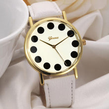 Geneva Watch Women Ladies Casual Lide PU Leather Band Golden Analog Quartz Watches Wrist Watch relojes mujer IMY66