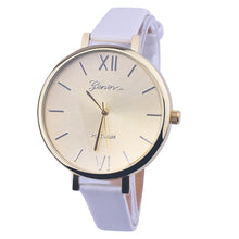 Geneva PU Leather Strap Watch Women Geneva Watch Ladies Watches Casual Quartz Watch Reloj Mujer Relogio Feminino IMY66