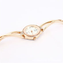 Gold Watches Women Luxury Dress Bracelet Watch Quartz Casual Rhinestone Wristwatch Clock Relogios Femininos IMY66