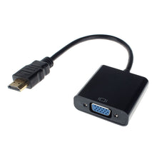 HDMI Male to VGA Converter Adapter With Audio USB Cable 1080P for PC IMY66