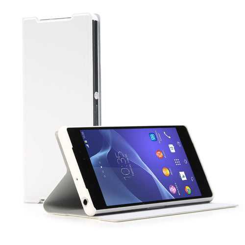 Genuine Ultra Thin Stand Flip Leather Case Cover For SONY Xperia Z2 L50W IMY66