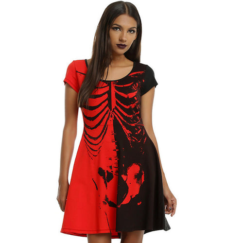 Halloween Cosplay Dress Sexy Women Short Sleeve Slim Bodycon Club Cocktail Party Dresses vestidos femininos IMY66