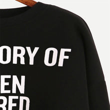 Harajuku Women Sweatshirt Casual long Sleeve Blouse Letter Print Sweatshirt Pullovers Tops blusas Feminina IMY66