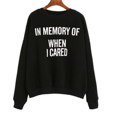 Harajuku Women Sweatshirt Casual long Sleeve Blouse Letter Print Sweatshirt Pullovers Tops blusas Feminina IMY66