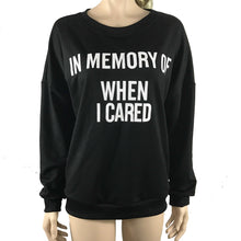 Harajuku Women Sweatshirt Casual long Sleeve Blouse Letter Print Sweatshirt Pullovers Tops blusas Feminina IMY66