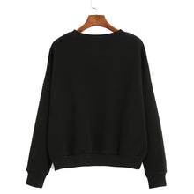 Harajuku Women Sweatshirt Jumper Casual Letter Print Long Sleeve Loose Blouse Pullovers Tops blusas Feminina IMY66