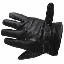 PU Leather Gloves Mens Black Mittens Luxury Warm Super Driving Outdoor Warm Gloves Cashmere IMY66