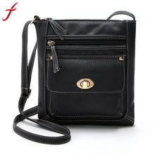 Vintage Womens PU Leather Zipper Satchel Crossbody Shoulder Messenger Bag bolsa feminina IMY66