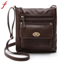 Vintage Womens PU Leather Zipper Satchel Crossbody Shoulder Messenger Bag bolsa feminina IMY66