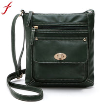 Vintage Womens PU Leather Zipper Satchel Crossbody Shoulder Messenger Bag bolsa feminina IMY66