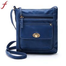 Vintage Womens PU Leather Zipper Satchel Crossbody Shoulder Messenger Bag bolsa feminina IMY66
