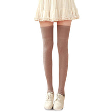 Women Girls Over The Knee Leg Warme Soft knitted Crochet Thigh High Socking calcetines mujer IMY66