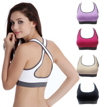 ! 11 Colors Women Crop tops Racerback Padded Top Vest Fitness s Yo-ga Bra Stretch Crop tops IMY66