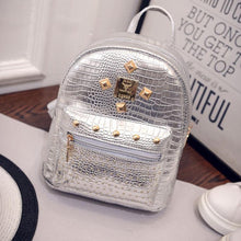 Women Backpack Rivet School Backpacks For Teenage Girls Women Pu Leather Backpack Mochila IMY66