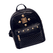 Women Backpack Rivet School Backpacks For Teenage Girls Women Pu Leather Backpack Mochila IMY66