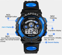 Men Boy Digital Watch LED Quartz Alarm Date s Wrist Watch Multifunction Military Boys Hour IMY66