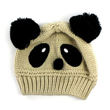 Lovely Cute Baby Kids Girls Boys Animal Panda Stretchy Panda Warm Cap Hat Beanie Cap For Children IMY66