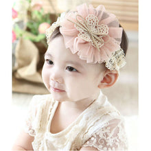 Baby Girls Kids Infant Princess Headband Flower Hairband Lace Bow Hairdress Headwear Headband Hairband Ribbon IMY66
