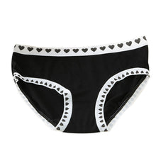 Women Girls Sweet Heart Bamboo Fiber Underwear Briefs Women Sexy Seamless Panties Colorful IMY66