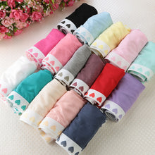 Women Girls Sweet Heart Bamboo Fiber Underwear Briefs Women Sexy Seamless Panties Colorful IMY66